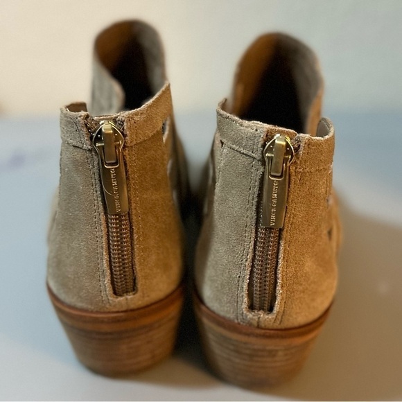 Vince Camuto Peera Soft Suede Leather Short Ankle Booties - Picture 5 of 10